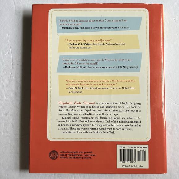 Ladies First 40 Daring American Women Who Were Second to None Hardcover Book - Picture 14 of 15